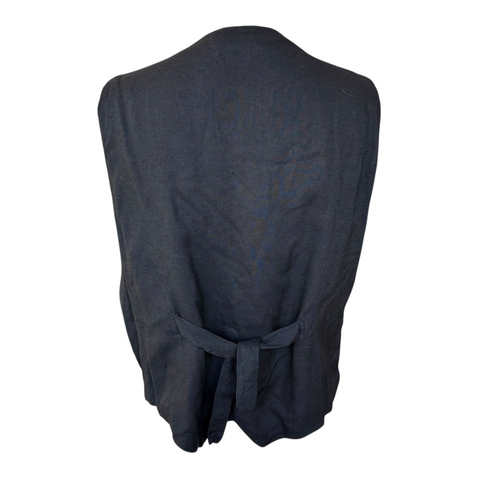 Vintage Symbol 2000 Abstract Geometric Sequin Rayon Vest Womens Medium Multi - Picture 4 of 8